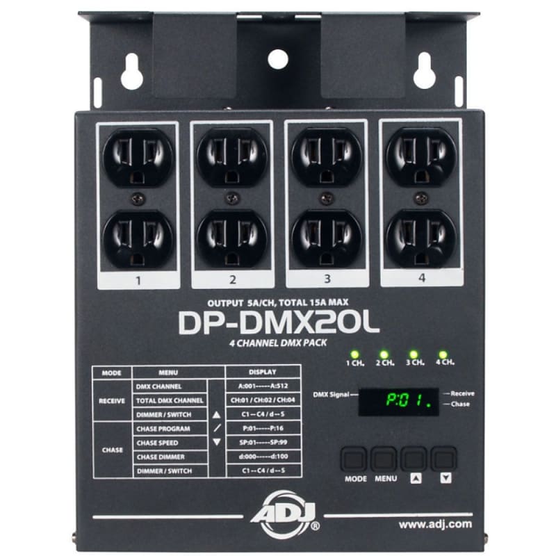 AMERICAN DJ DP-DMX20L 4 Channel Dimmer Pack image 1