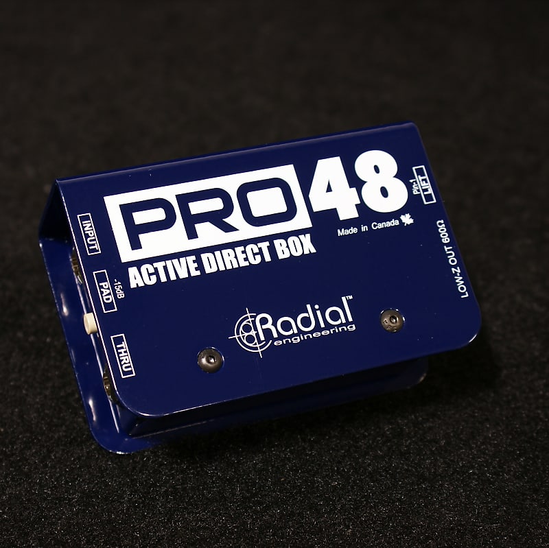 Radial Pro48 Active Direct Box DI 1-channel Active 48v Direct Box image 1