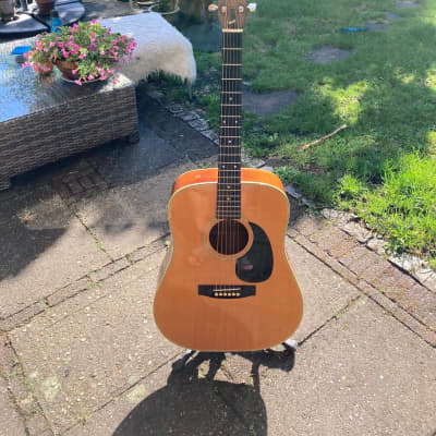 Morris W-603 1977 blonde, copy Martin D-28, made in Japan