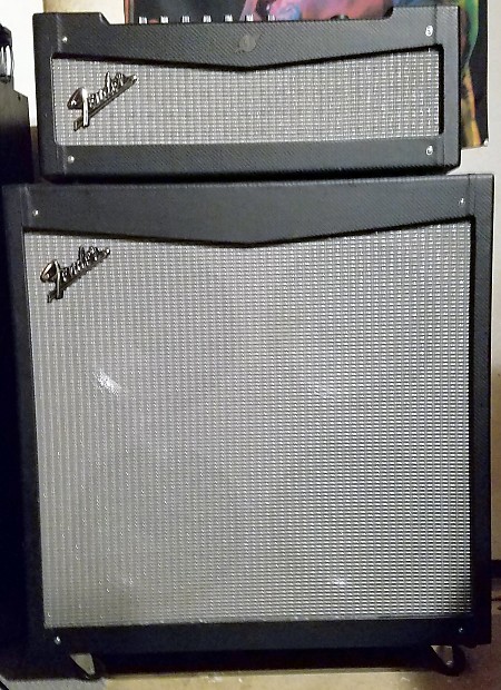 Fender mustang v head shop and 4x12 cabinet