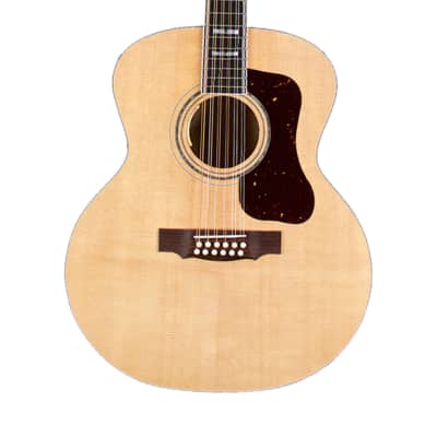 Guild USA F-512 12-String Jumbo A/E Guitar w/Case - Natural Maple - B-Stock image 3