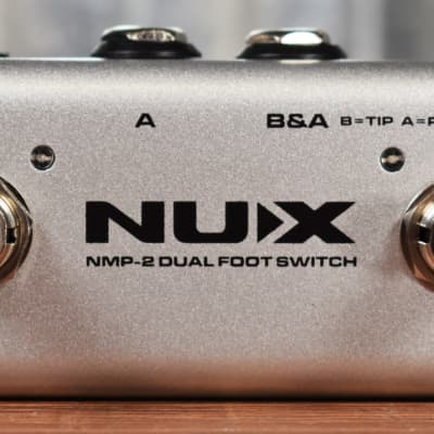 NUX NMP-2 Dual Button Footswitch Controller Latch or Momentary Guitar Effect Pedal image 2