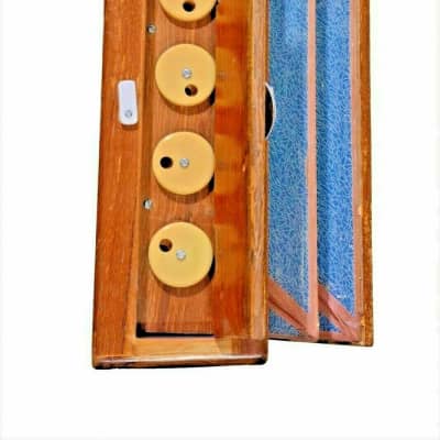 Naad Manual Shruti Box Swar Peti Swarpeti Natural Wood Color Musical Instruments Brown image 4