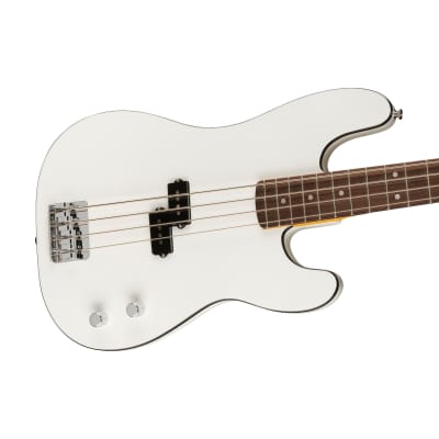 [PREORDER] Fender Aerodyne Special Precision Bass Guitar, RW FB, Bright White image 5