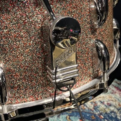 Gretsch 1950s Peacock Sparkle 14"x6.5"  Snare Drum. Stunning!! image 9