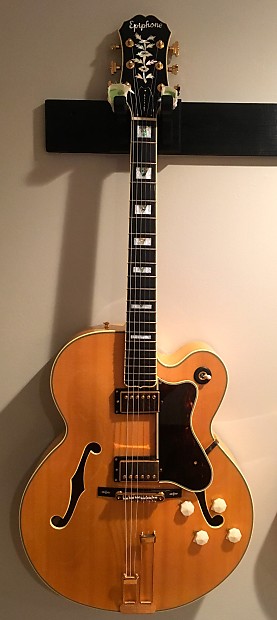 Epiphone Elitist Broadway 2007 Blonde OHSC Case Candy Mint Excellent Archtop Jazzbox