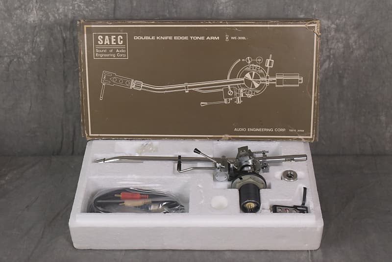 SAEC WE-308 Tonearm W/ original Box In Excellent Condition  			