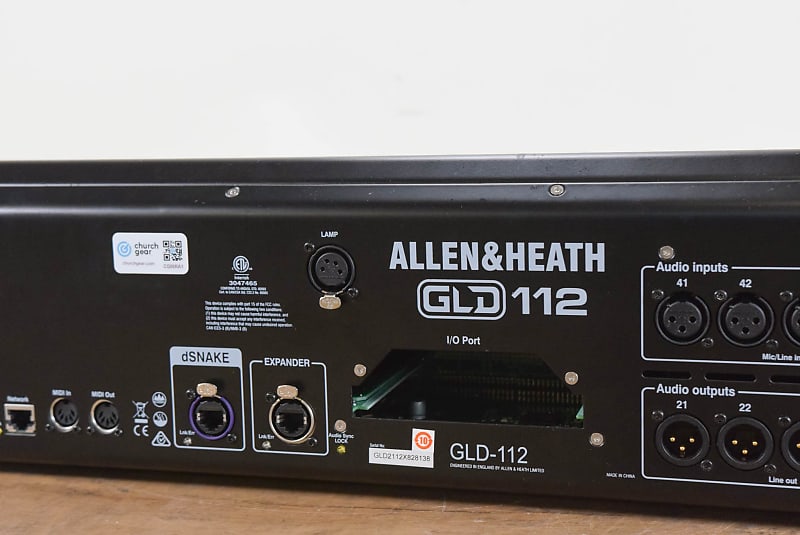 Allen u0026 Heath GLD-112 Chrome Edition Digital Mixer (church owned) CG00RA1 |  Reverb