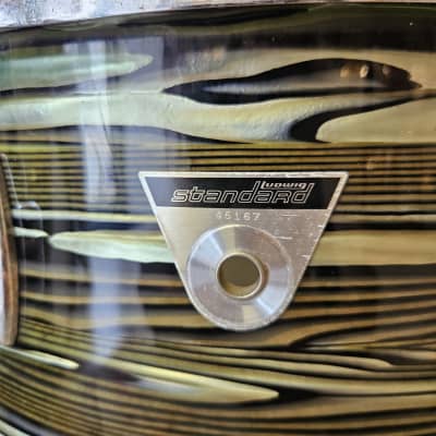 Ludwig Standard 16x16" 3-ply Floor Tom in Avocado Strata 1971 image 3