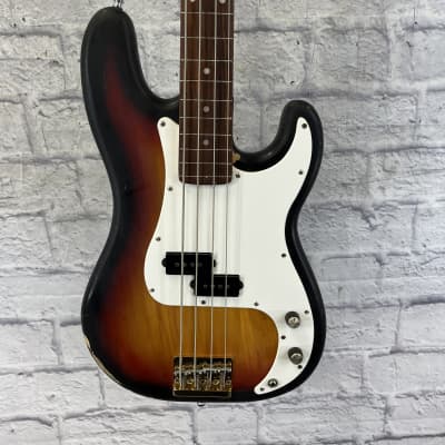 Unknown Fretless P Bass Upright Setup Bass Guitar 4 String for sale