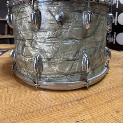 Slingerland 14x10" Tom 1970s - Light Blue Pearl image 4