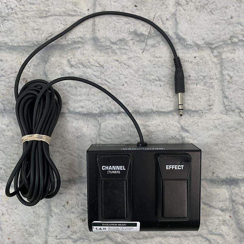 Behringer FS112GMX Footswitch Channel Tuner Effect Reverb