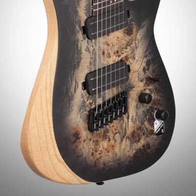 Schecter Reaper 7MS Electric Guitar, 7-String, Charcoal Burst image 3