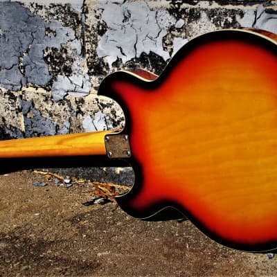 Conrad 40080 Barney Kessel 1973 Sunburst.  Made in Japan. Incredible. Rare. Excellent  Kasuga Guitar image 19