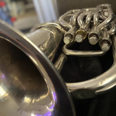 Yamaha YEP-321S Intermediate 4-Valve Euphonium 2010s - Silver-Plated image 3