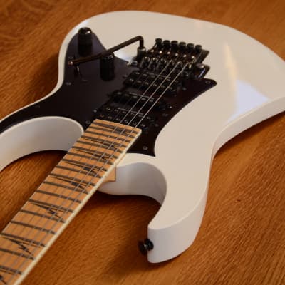 Ibanez Prestige RG 2550 MZ 2009 Galaxy White Japan | Reverb