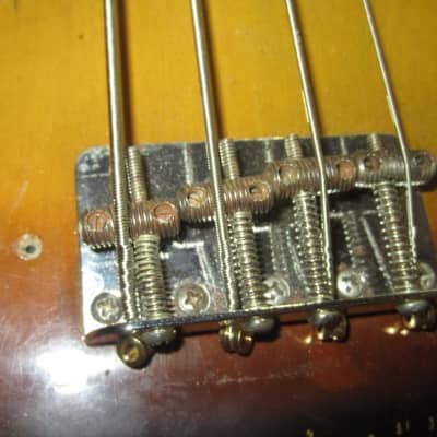 1958 Fender Precision Bass Sunburst w Vintage Hardshell Case image 14