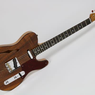 Fender Custom Shop Artisan Thinline Telecaster 2021 4A Flame Koa Top 4A Flame Maple Neck image 11