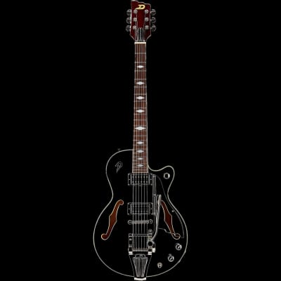 Duesenberg Starplayer TV Deluxe Black Electric Guitar image 1