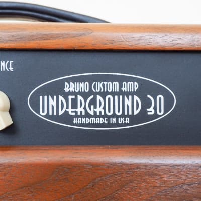 Bruno Underground 30 Boutique Tube Combo Amp 1x12 w/ 3 Knob Reverb Circuit image 3