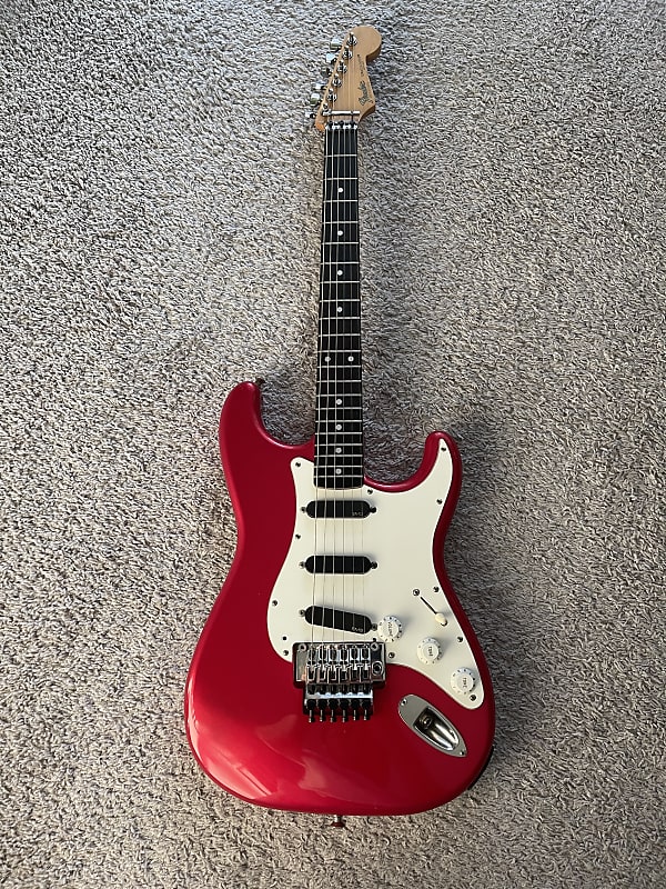 Fender Stratocaster ST-362F 1988 Vintage Candy Apple Red MIJ Floyd Rose Guitar image 1