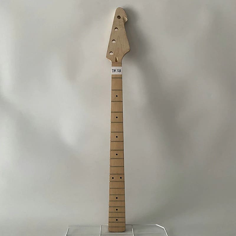 Maple 4 String Bass Guitar Neck with 20 Frets Fingerboard image 1