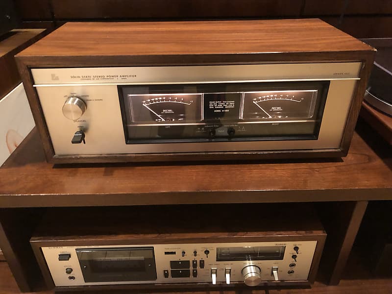 Luxman M-1500 aka M-150 1976 Rosewood and silver