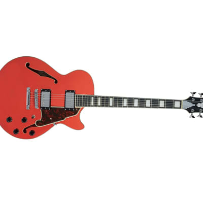 D'Angelico Premier SS w/ Stop-Bar Tailpiece - Fiesta Red image 4
