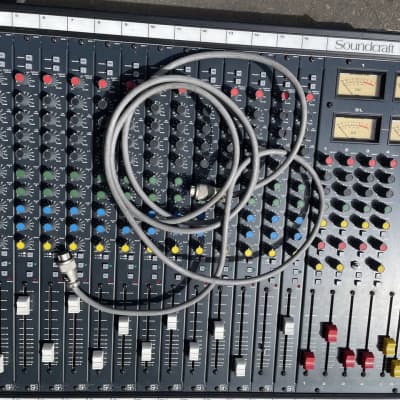 Soundcraft Series 200 SR 16 Channel 4-bus Mixing Console w Custom Wood Crate VGC image 9