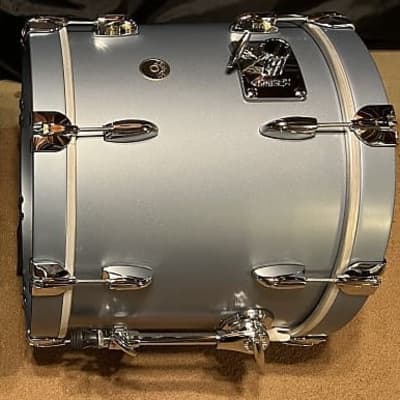 Gretsch Broadkaster 12/14/18 Drum Set Satin Ice Blue Metallic- Free Shipping! image 3