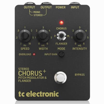 TC Electronic SCF Gold Stereo Chorus Flanger Pedal for sale