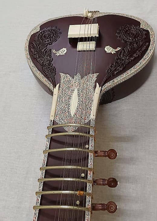 Shreeom Handicraft Electric sitar Matte Indian Professional | Reverb