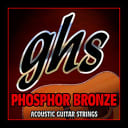 GHS S325 Phosphor Bronze 6-String Acoustic Guitar Strings, Light (12-54)