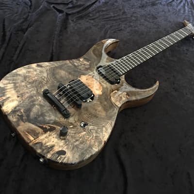 🎬New DEMO Video! Black Diamond Custom Gandalf guitar Reverse Headstock Korina for sale