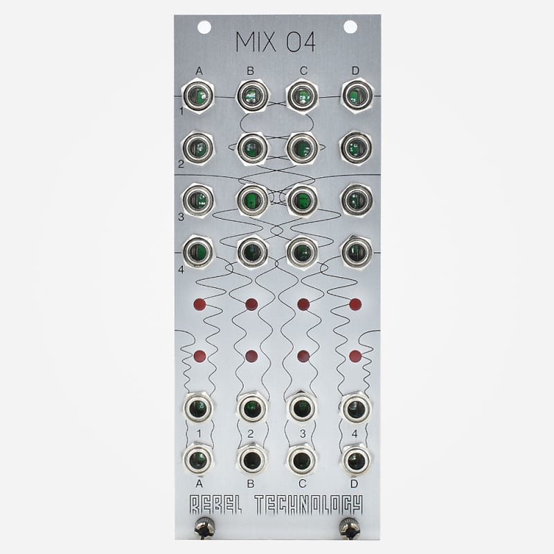 Rebel Technology MIX 04 Expandable Eurorack VCA Matrix Mixer Reverb