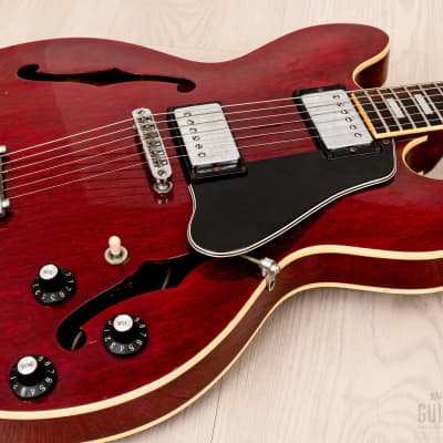 1978 Greco SA-550 Vintage ES Guitar Wine Red w/ Ebony Board