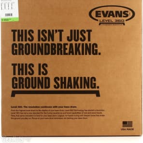 Evans EMAD Clear Bass Drum Batter Head - 16 inch image 4
