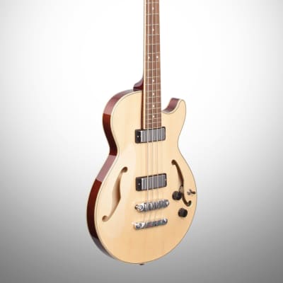 Ibanez AGB200 Artcore Semi-Hollow Electric Bass, Natural image 5