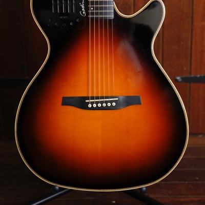 Godin Multiac Steel Duet Ambience Sunburst Acoustic-Electric Guitar Pre-Owned for sale