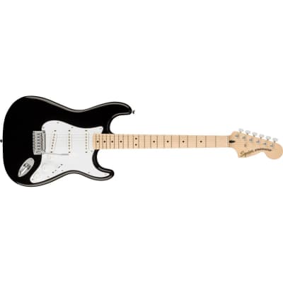 Squier Affinity Series Stratocaster Electric Guitar, Maple Fingerboard, Black image 14