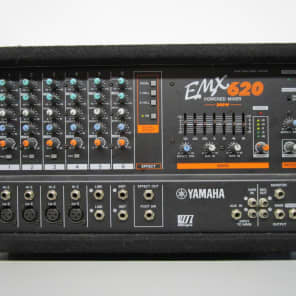 Yamaha EMX 620 6 Channel Powered Mixer, 200 watts | Reverb