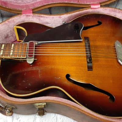 1953 Gibson L-4C w/ OHSC & DeArmond Pickup image 3
