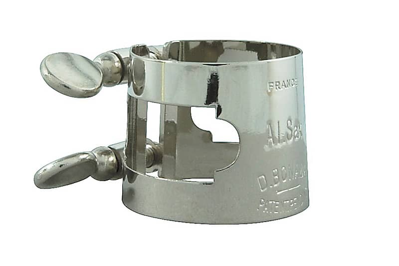 Bonade Alto Saxophone Ligature Nickel, Standard Reverb