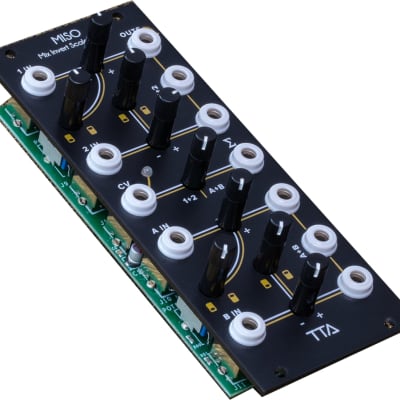 Tiptop MISO Mix Invert Scale Offset Eurorack Synth Module, Black image 2