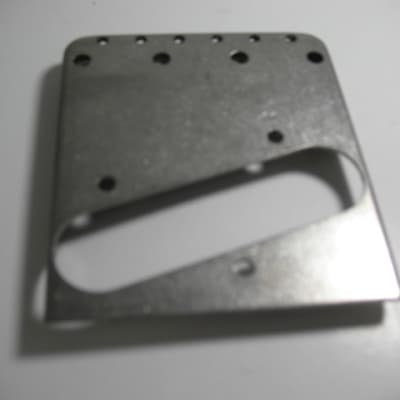 Logan 304 Stainless Steel modified  bridge plate 2019 Raw Stainless Steel image 6