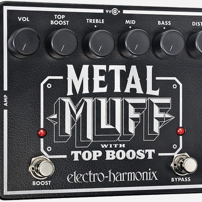 Electro Harmonix Metal Muff Distortion Pedal with Top Boost image 2