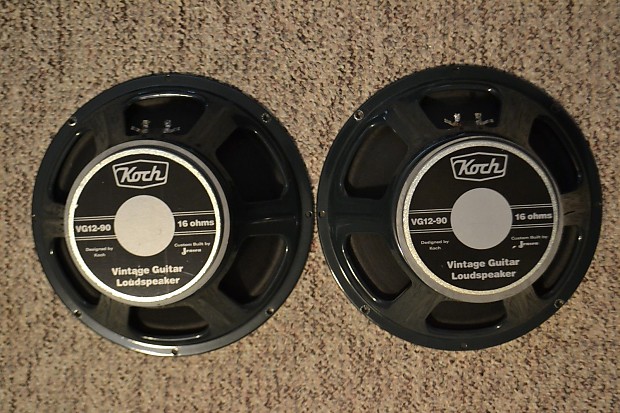 Pair of Jensen/Koch VG12-90 Guitar Speakers