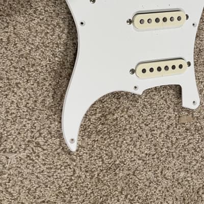 Squier Classic Vibe '50s Stratocaster with Loaded Texas Specials Pickguard and upgraded bridge & Electronics -  White Blonde image 9