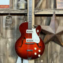 Mid 1960s Harmony Rocket H54. Red Sunburst. Very Good Condition with Original Case.