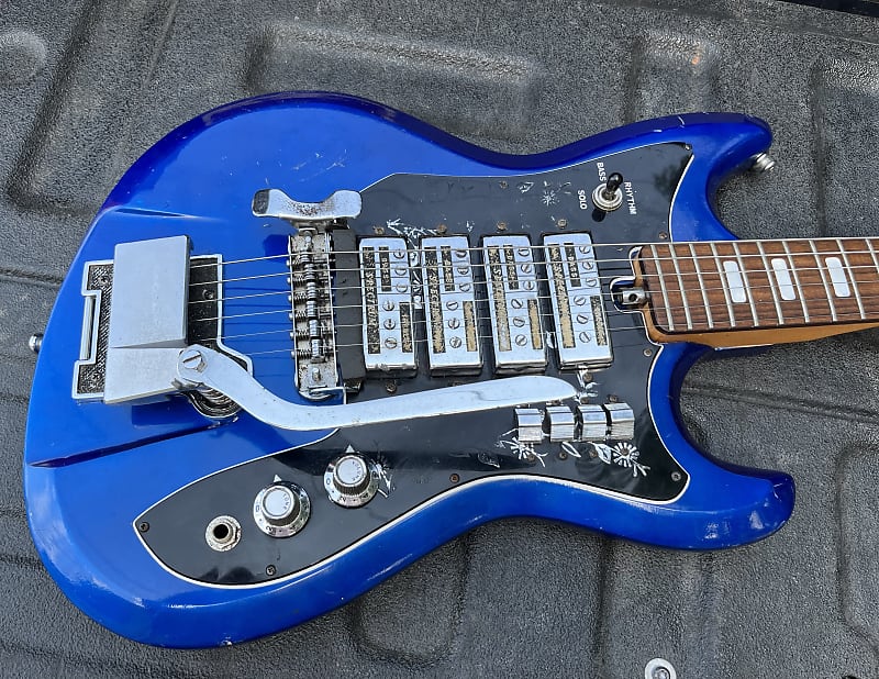 Teisco ET-440 Spectrum 4 1960s - Blue image 1
